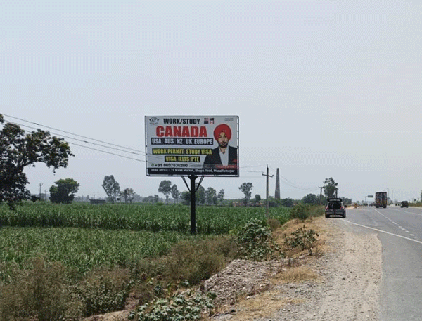 Hoardings in Shamli
