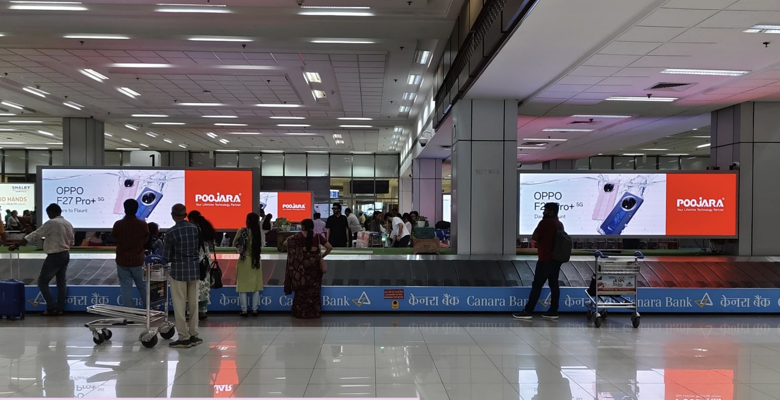 Digital Screen - Domestic Baggage Area