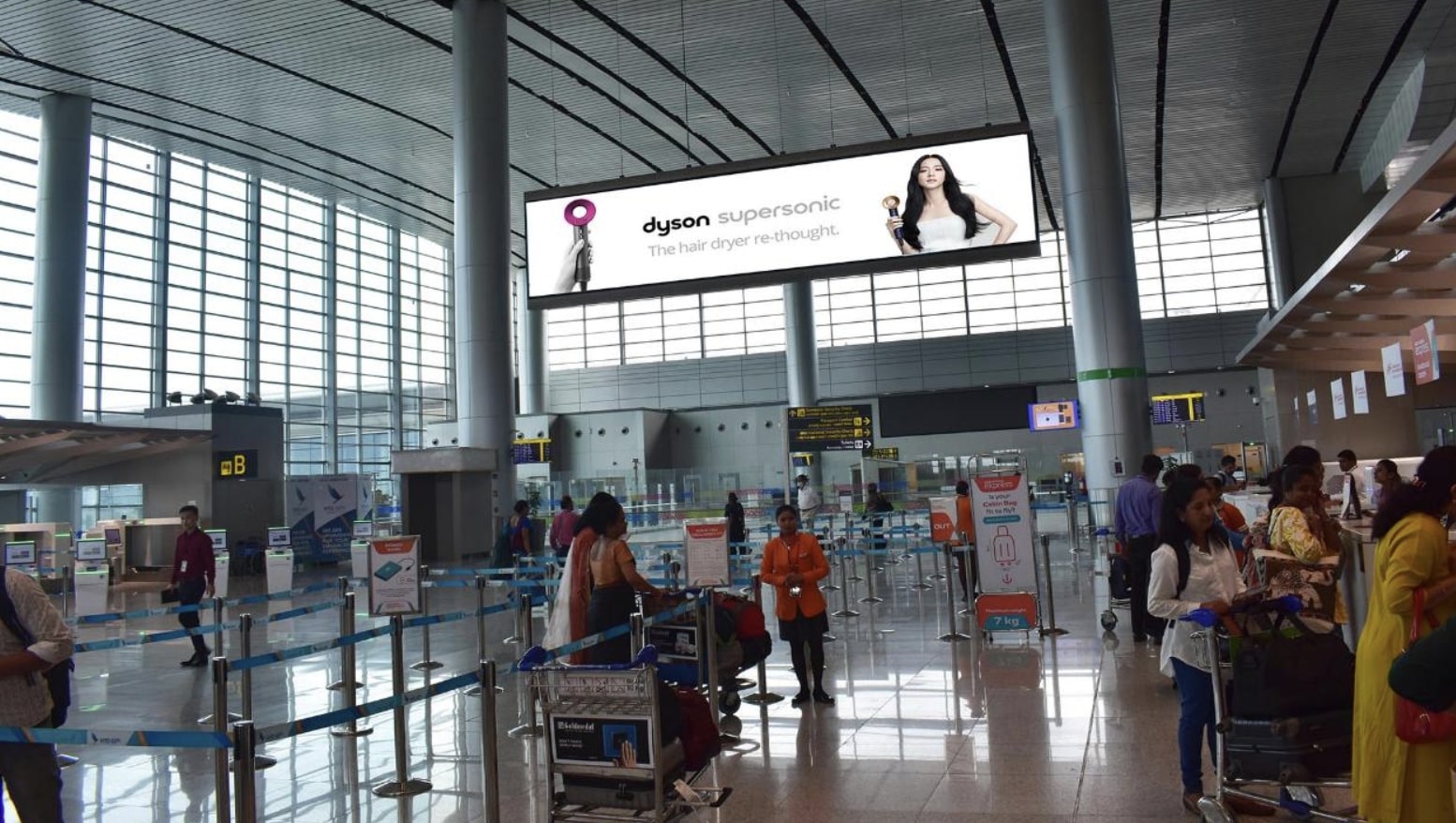 Hyderabad Airport Domestic Departure Check-in Hall 1