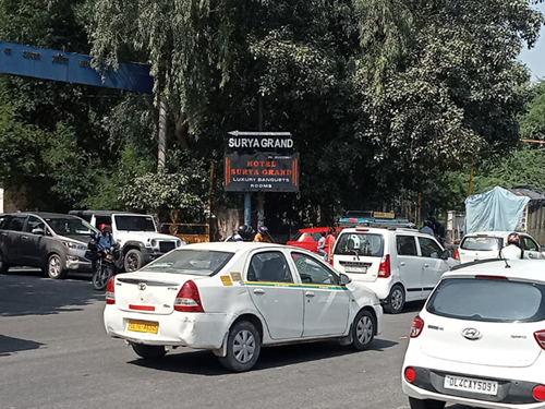 Hoardings in West Delhi