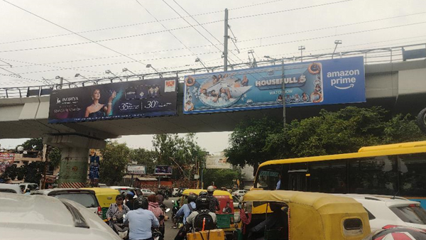 Karol Bagh Round About Facing Ridge road